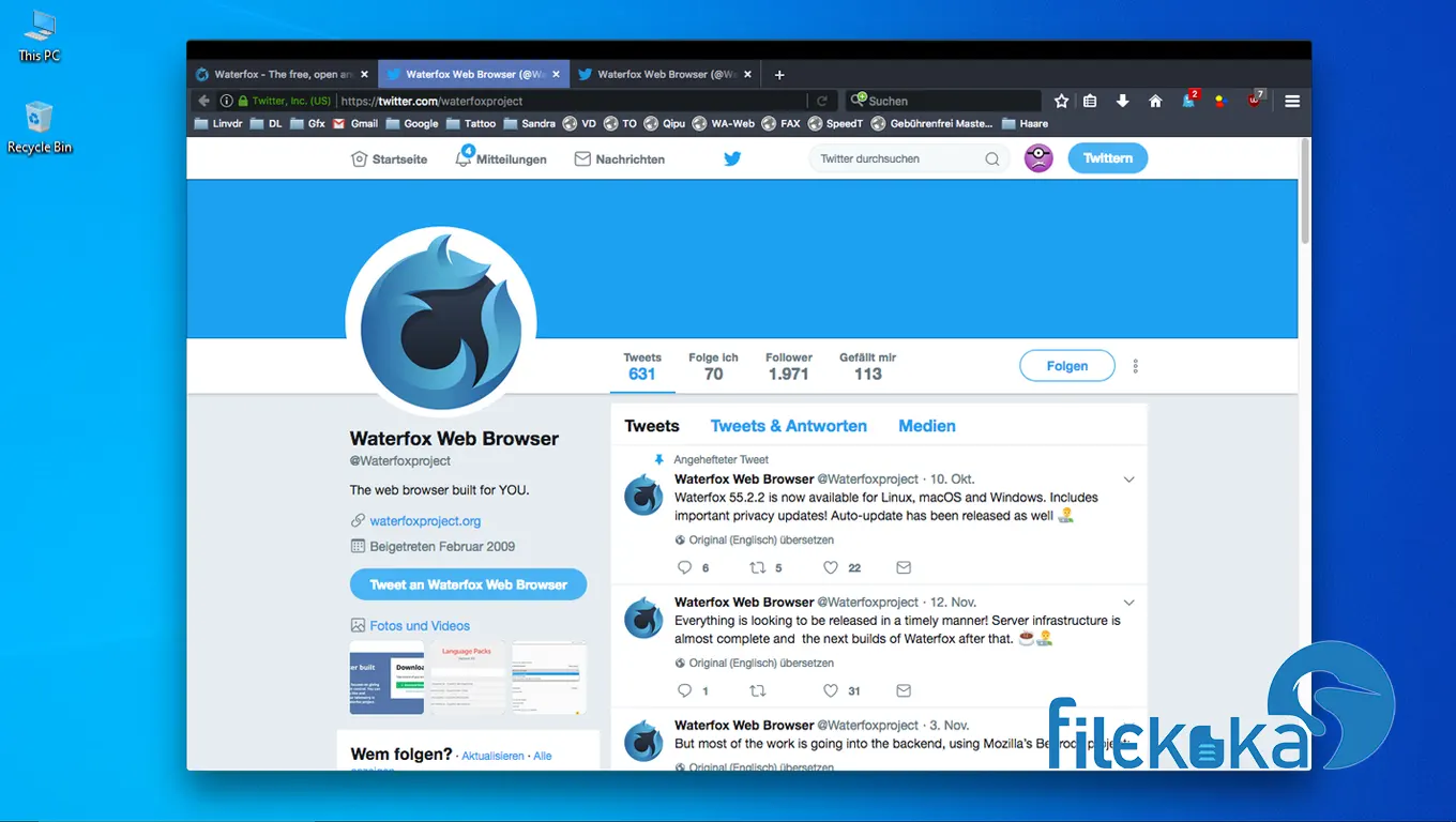 Waterfox  Browser